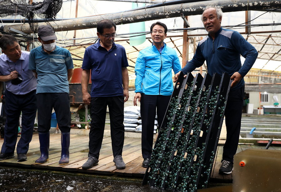 전복 양식어가·수협 판매장 현장 방문(2023.08.23) 게시글 관련 사진